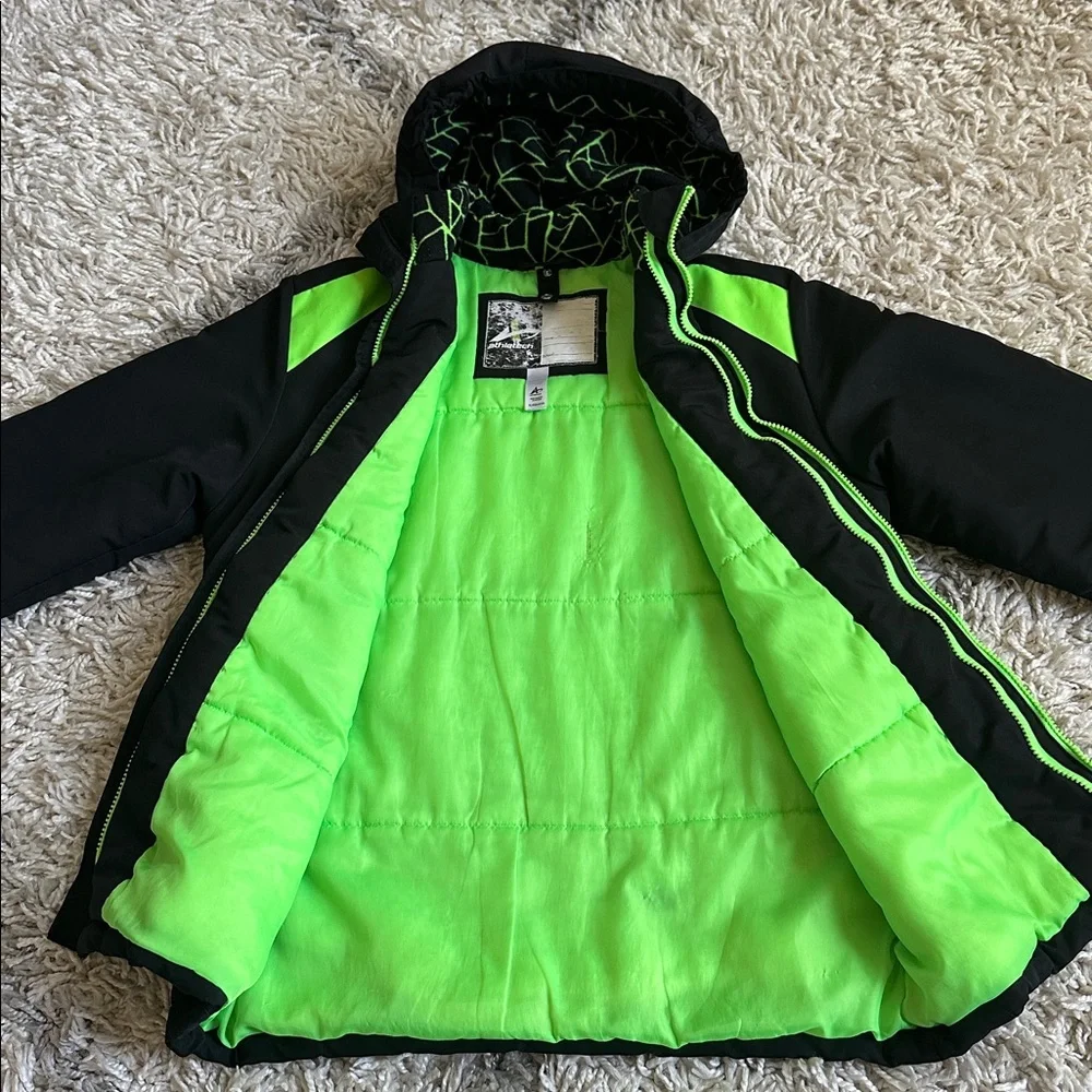 Athletech Jacket Black Green